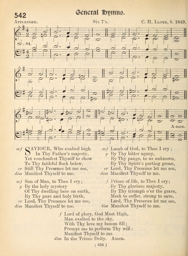 Church Hymns: with tunes (New ed.) page 834