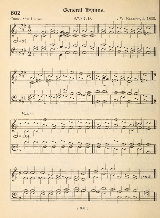 Church Hymns: with tunes (New ed.) page 920
