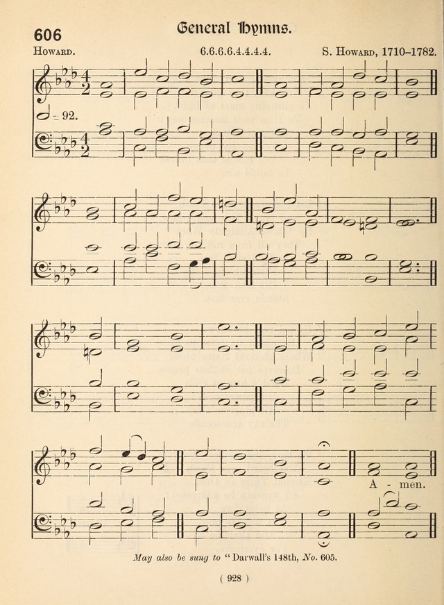Church Hymns: with tunes (New ed.) page 928