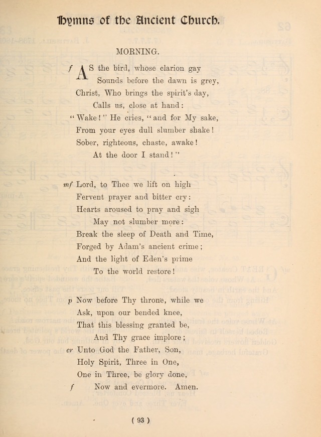 Church Hymns: with tunes (New ed.) page 93
