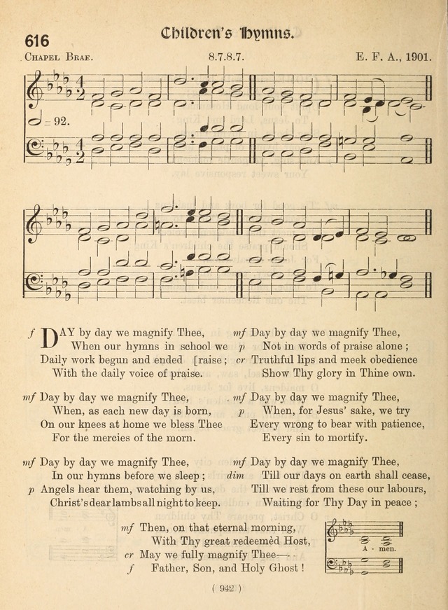 Church Hymns: with tunes (New ed.) page 942