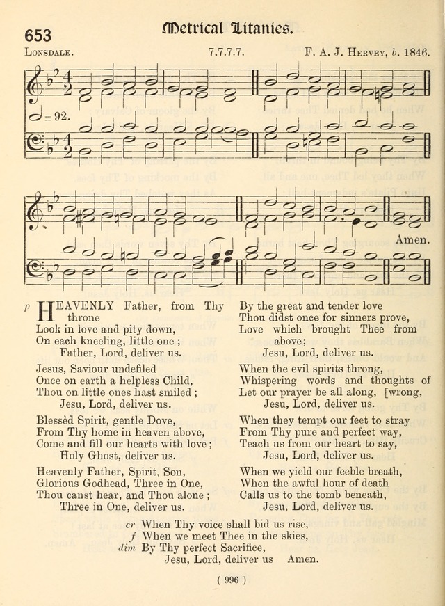 Church Hymns: with tunes (New ed.) page 996