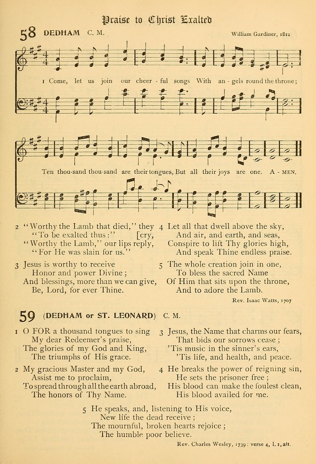 The Chapel Hymnal page 62