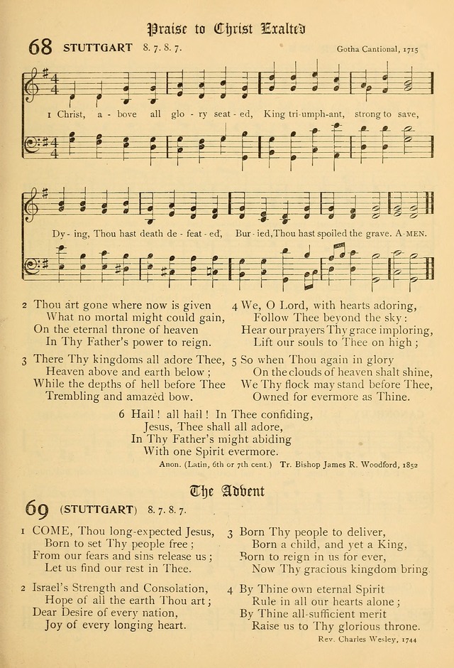 The Chapel Hymnal page 70