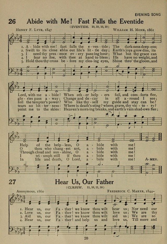 The Century Hymnal page 20