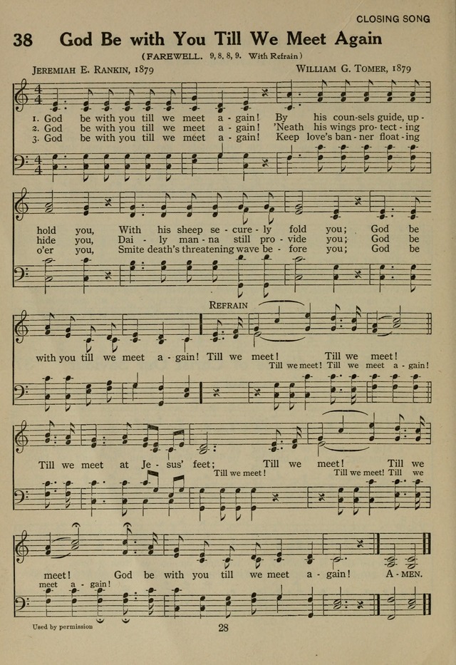 The Century Hymnal page 28