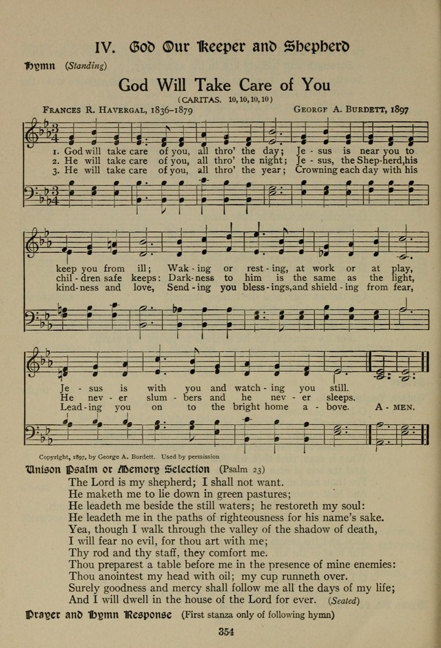 The Century Hymnal page 354