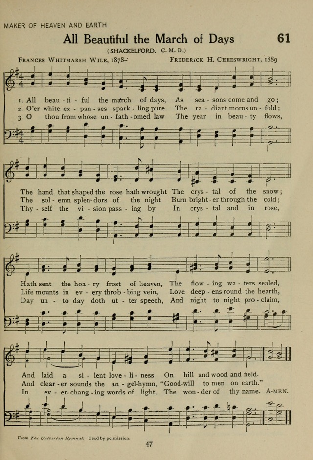 The Century Hymnal page 47
