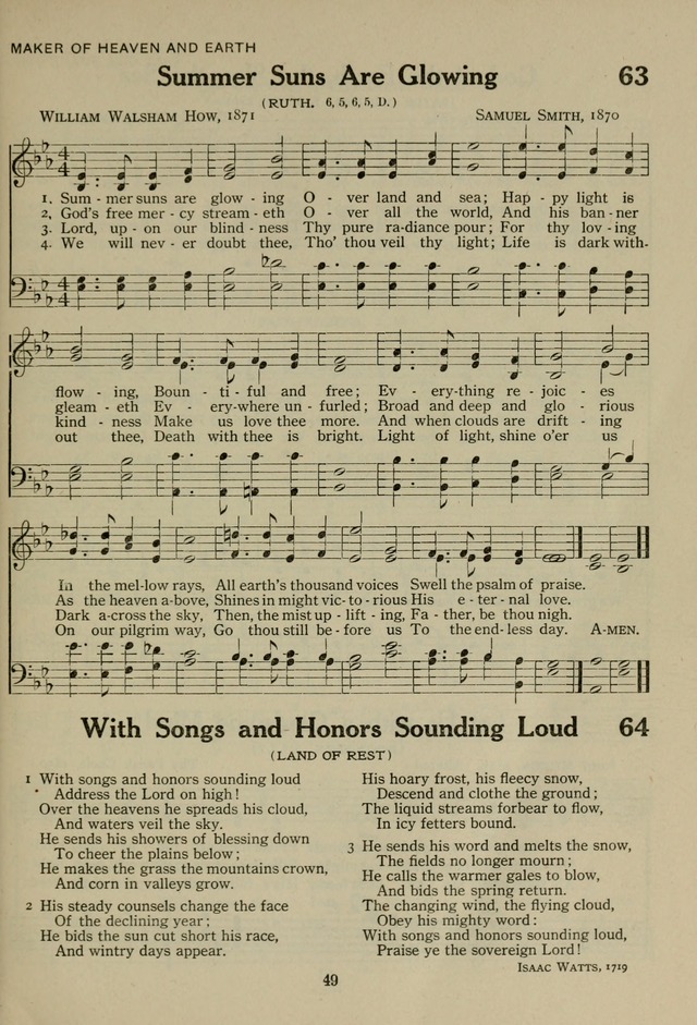 The Century Hymnal page 49