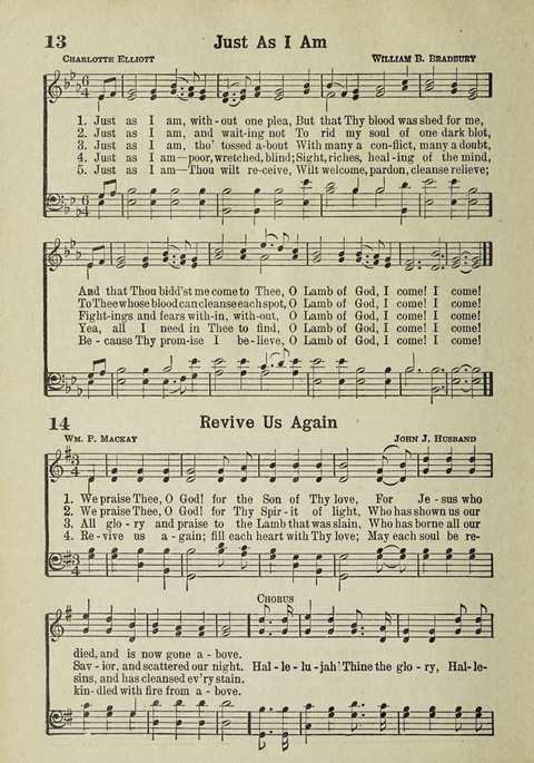 The Cokesbury Hymnal page 12