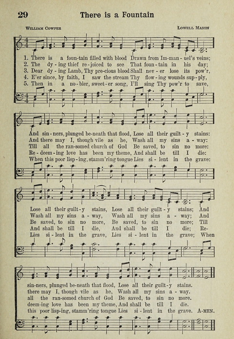 The Cokesbury Hymnal page 25