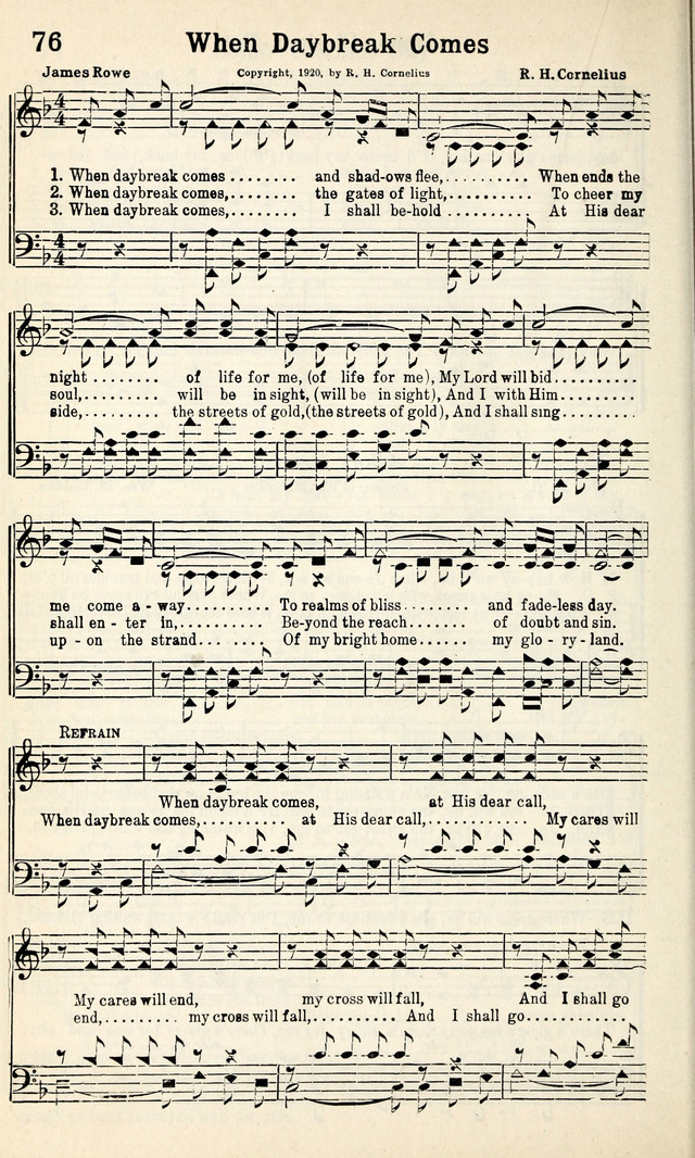 Calvary Hymns page 76