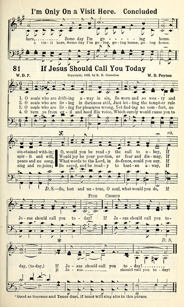Calvary Hymns page 81