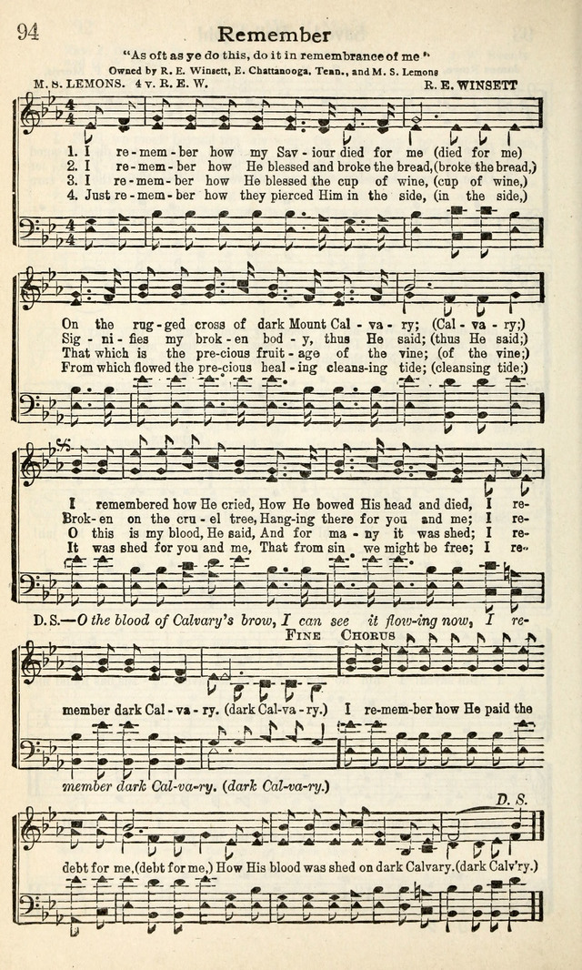 Calvary Hymns page 94