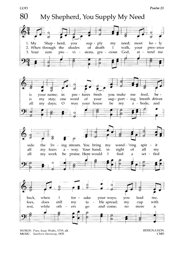 Chalice Hymnal page 74