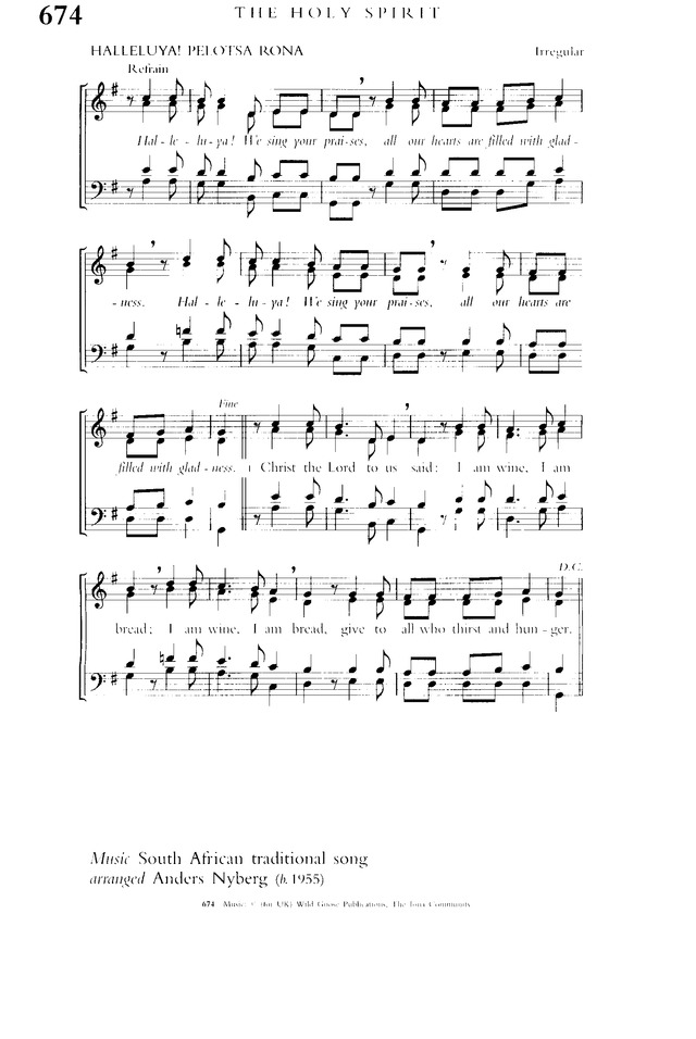 Church Hymnary (4th ed.) page 1248