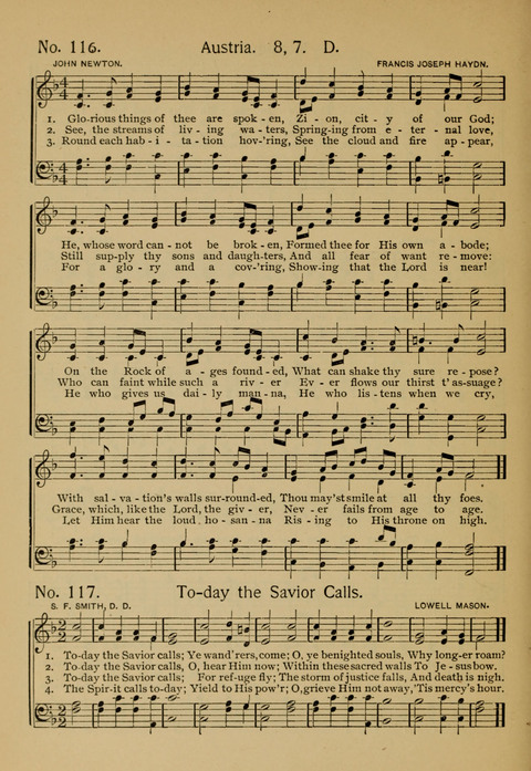 The Chapel Hymnal: hymns and songs (Fifth ed.) page 76