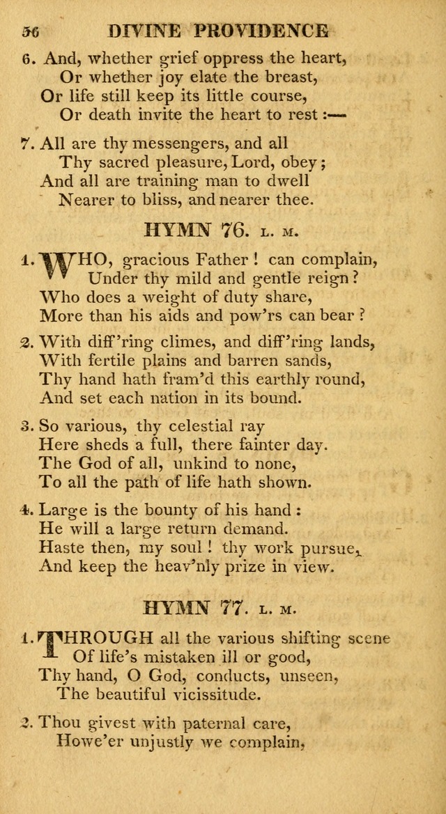 A Collection of Hymns and A Liturgy: for the use of Evangelical Lutheran Churches; to which are added prayers for families and individuals page 56