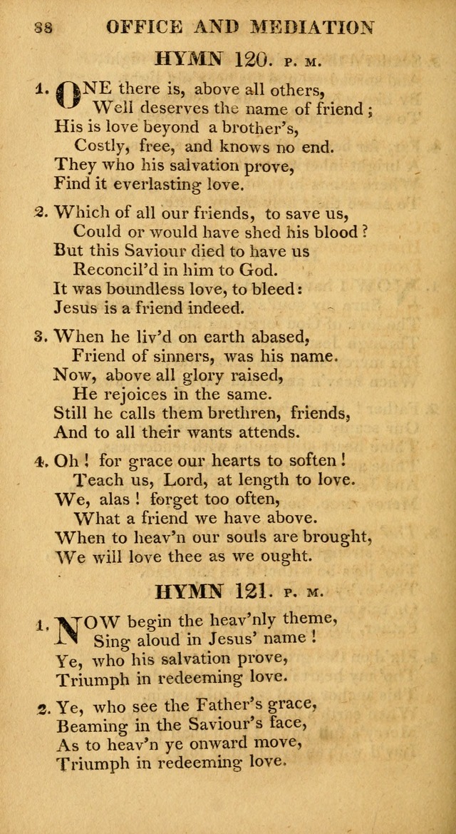 A Collection of Hymns and A Liturgy: for the use of Evangelical Lutheran Churches; to which are added prayers for families and individuals page 88