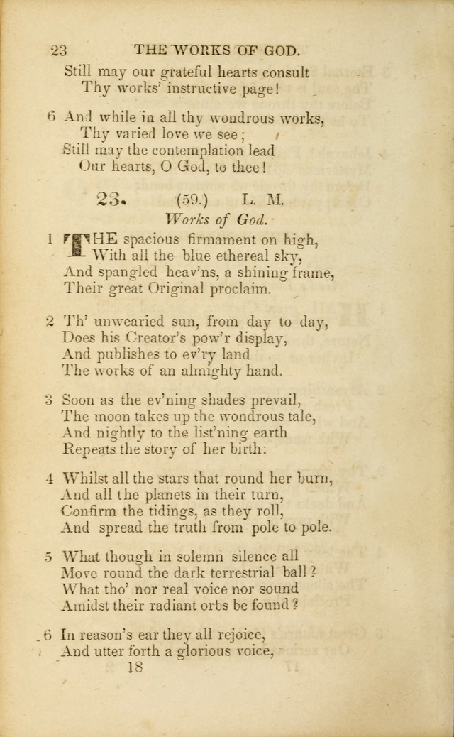 A Collection of Hymns and Prayers, for Public and Private Worship page 23
