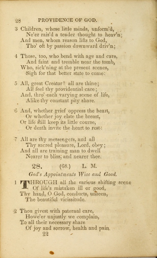 A Collection of Hymns and Prayers, for Public and Private Worship page 27