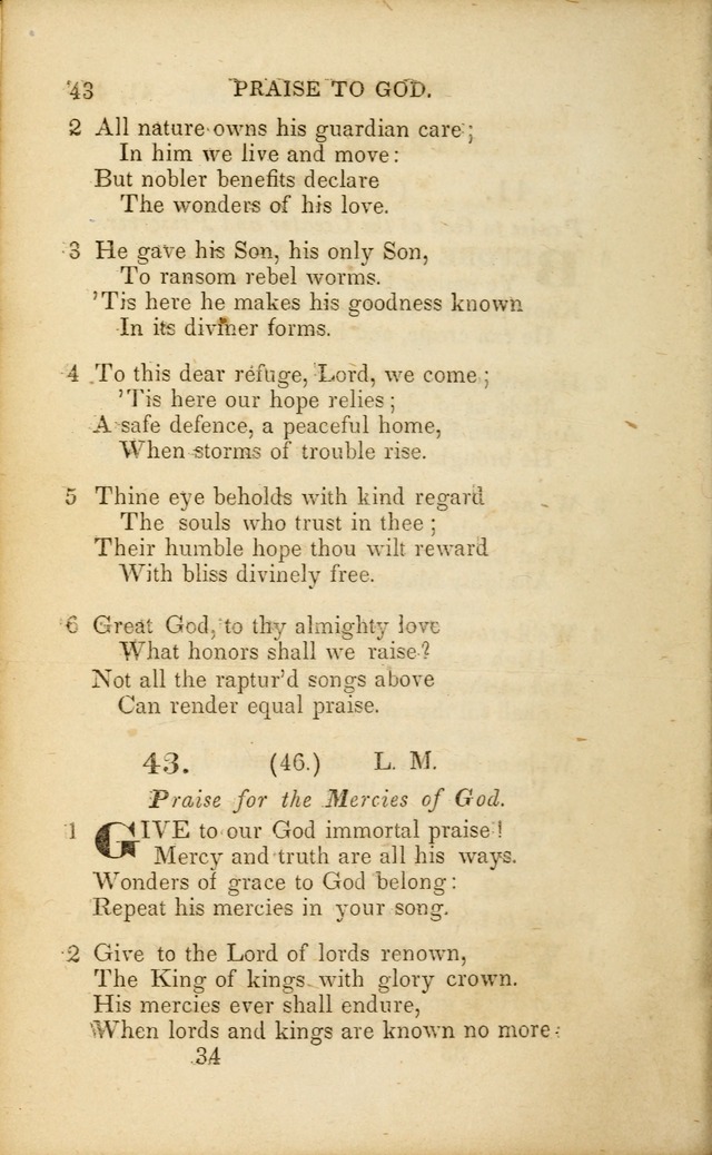 A Collection of Hymns and Prayers, for Public and Private Worship page 39