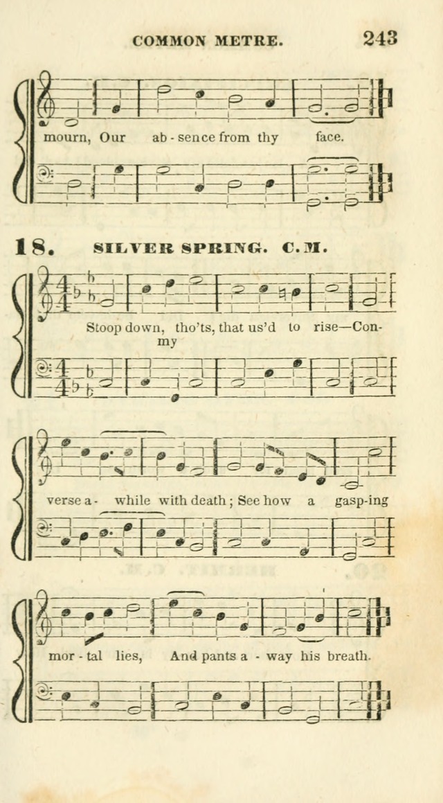 Conference Hymns : adapted to religious conferences, and meetings for prayer, to which is added a selection of the most favorite melodies in common use page 247
