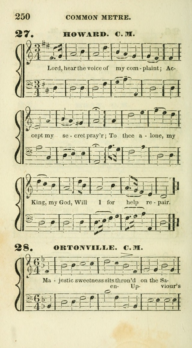 Conference Hymns : adapted to religious conferences, and meetings for prayer, to which is added a selection of the most favorite melodies in common use page 254