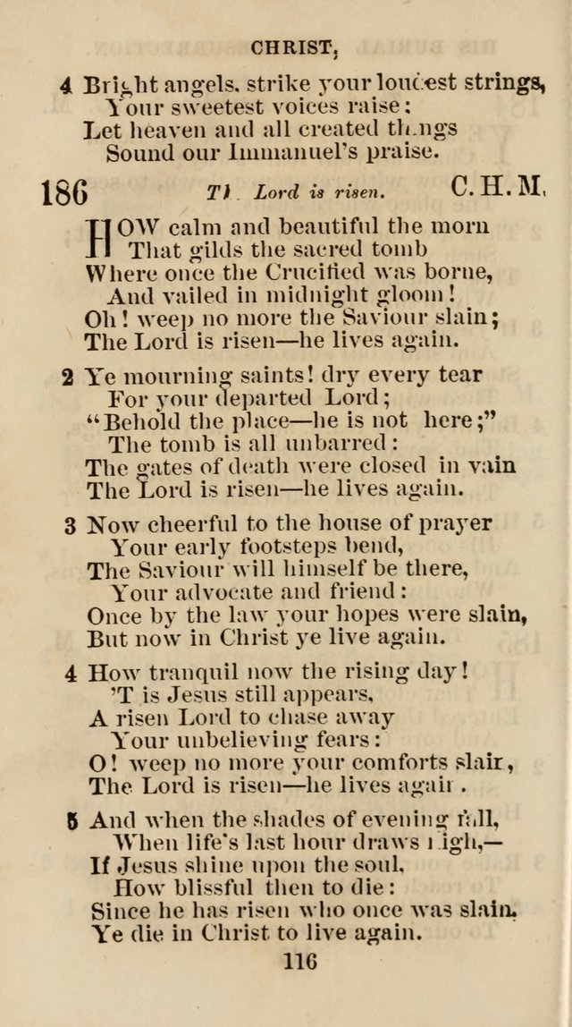 The Christian Hymn Book: a compilation of psalms, hymns and spiritual songs, original and selected (Rev. and enl.) page 125