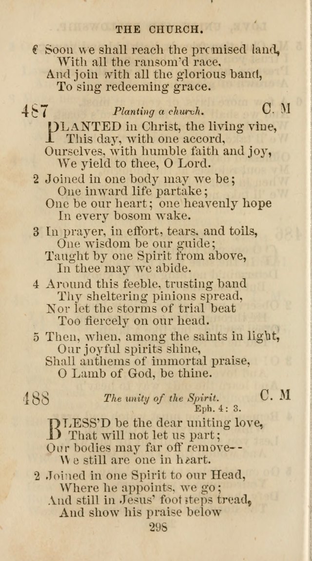 The Christian Hymn Book: a compilation of psalms, hymns and spiritual songs, original and selected (Rev. and enl.) page 307