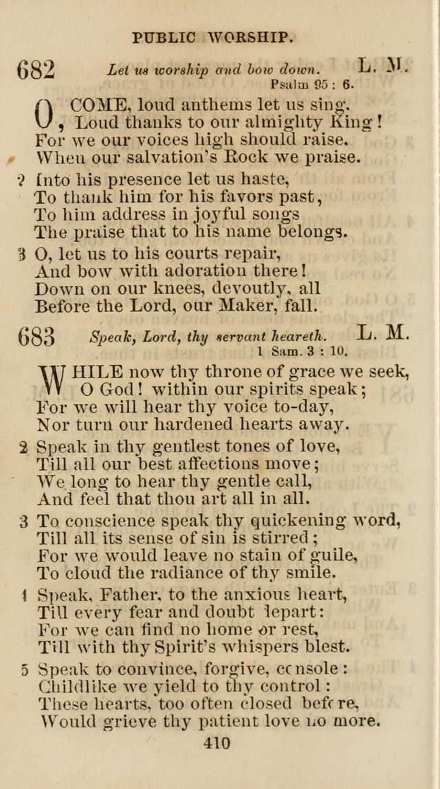 The Christian Hymn Book: a compilation of psalms, hymns and spiritual songs, original and selected (Rev. and enl.) page 419