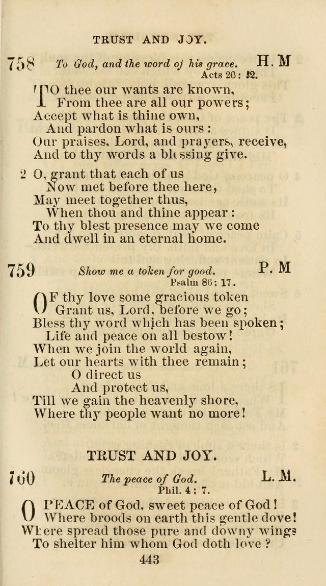 The Christian Hymn Book: a compilation of psalms, hymns and spiritual songs, original and selected (Rev. and enl.) page 452