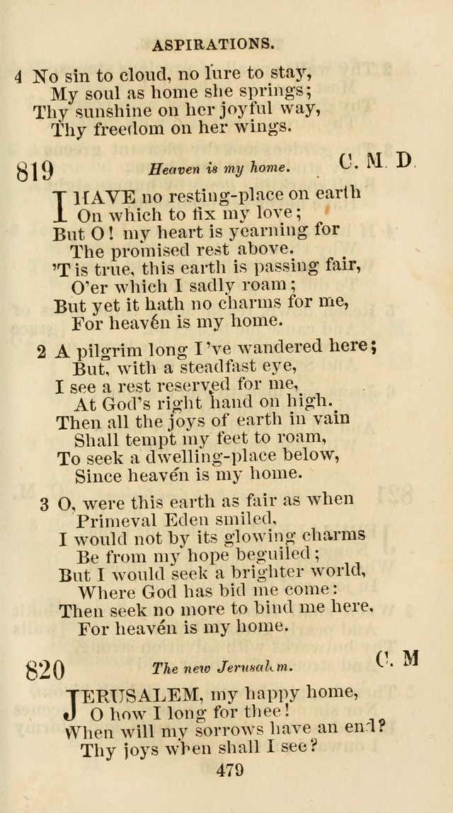 The Christian Hymn Book: a compilation of psalms, hymns and spiritual songs, original and selected (Rev. and enl.) page 488