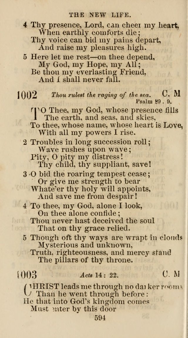 The Christian Hymn Book: a compilation of psalms, hymns and spiritual songs, original and selected (Rev. and enl.) page 603