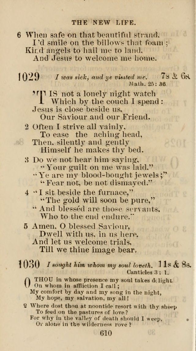 The Christian Hymn Book: a compilation of psalms, hymns and spiritual songs, original and selected (Rev. and enl.) page 619