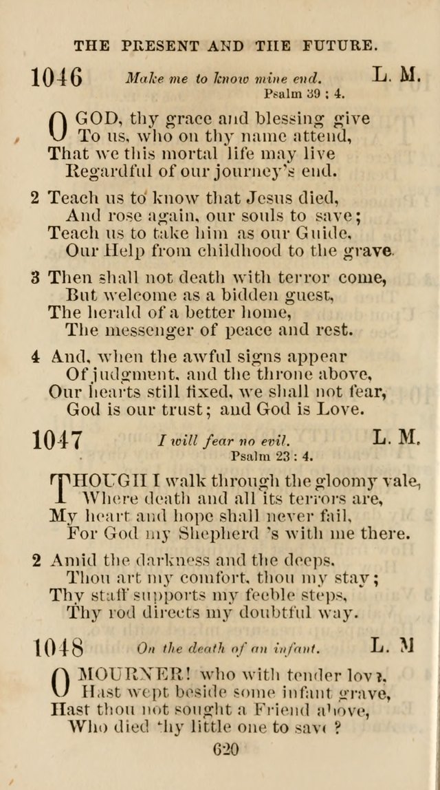 The Christian Hymn Book: a compilation of psalms, hymns and spiritual songs, original and selected (Rev. and enl.) page 629