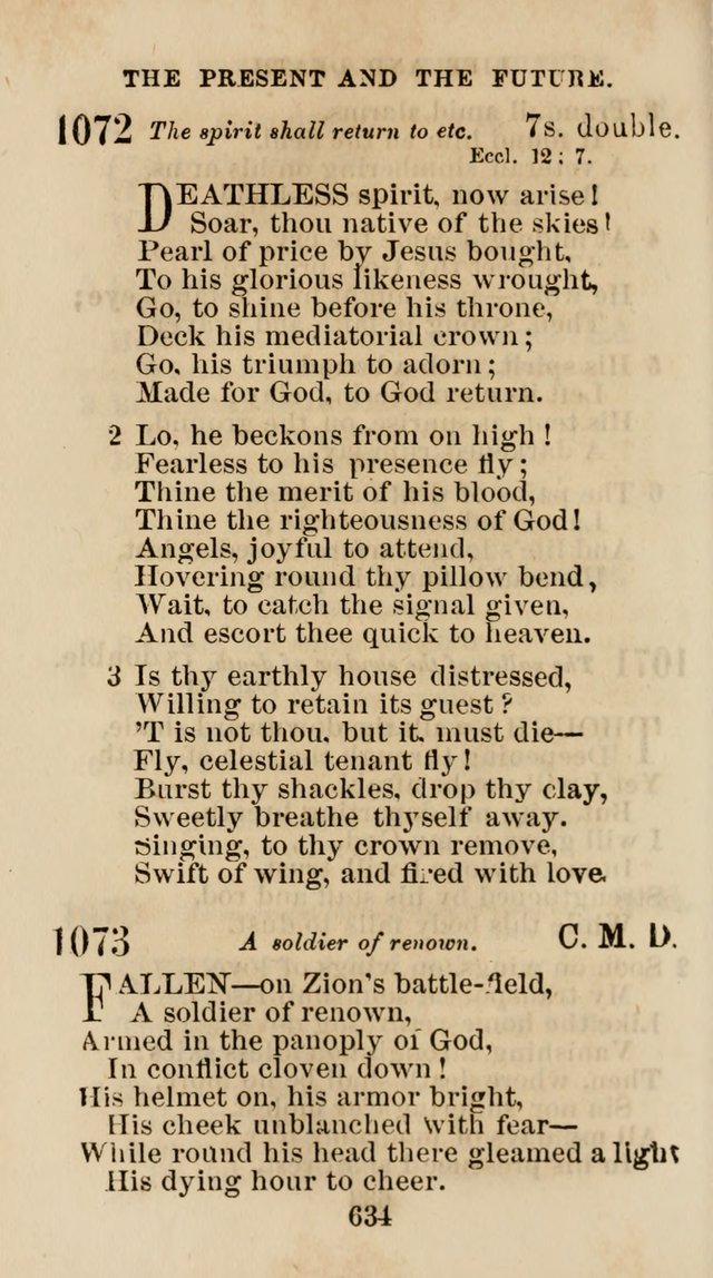 The Christian Hymn Book: a compilation of psalms, hymns and spiritual songs, original and selected (Rev. and enl.) page 643