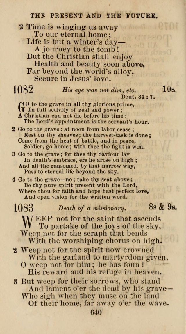 The Christian Hymn Book: a compilation of psalms, hymns and spiritual songs, original and selected (Rev. and enl.) page 649