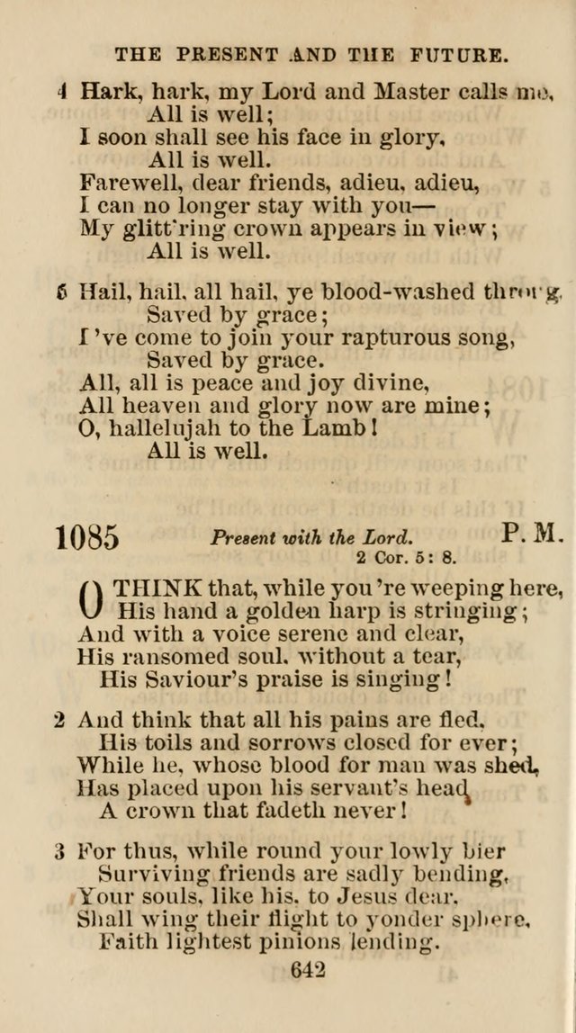 The Christian Hymn Book: a compilation of psalms, hymns and spiritual songs, original and selected (Rev. and enl.) page 651