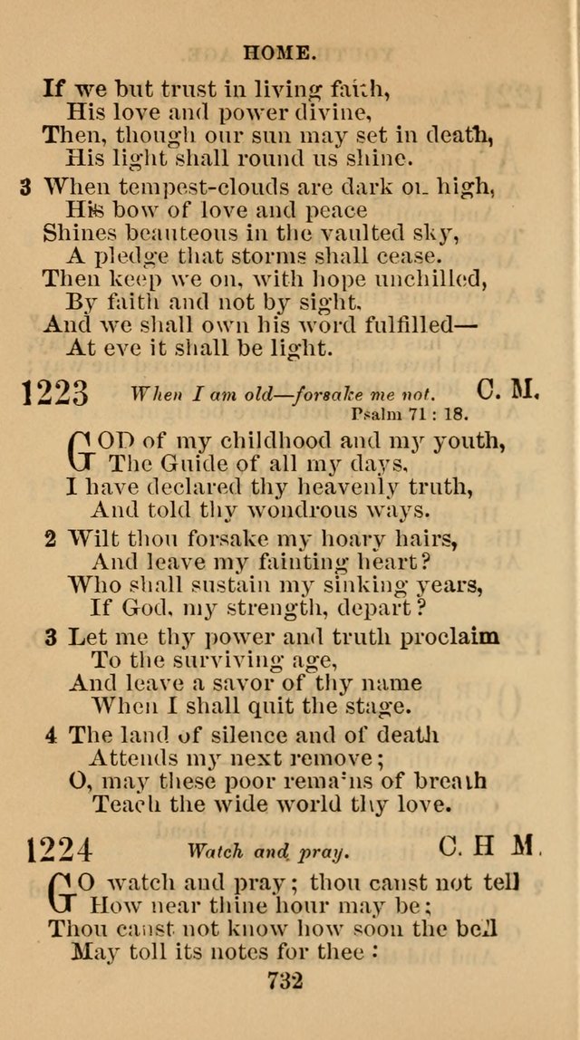 The Christian Hymn Book: a compilation of psalms, hymns and spiritual songs, original and selected (Rev. and enl.) page 741