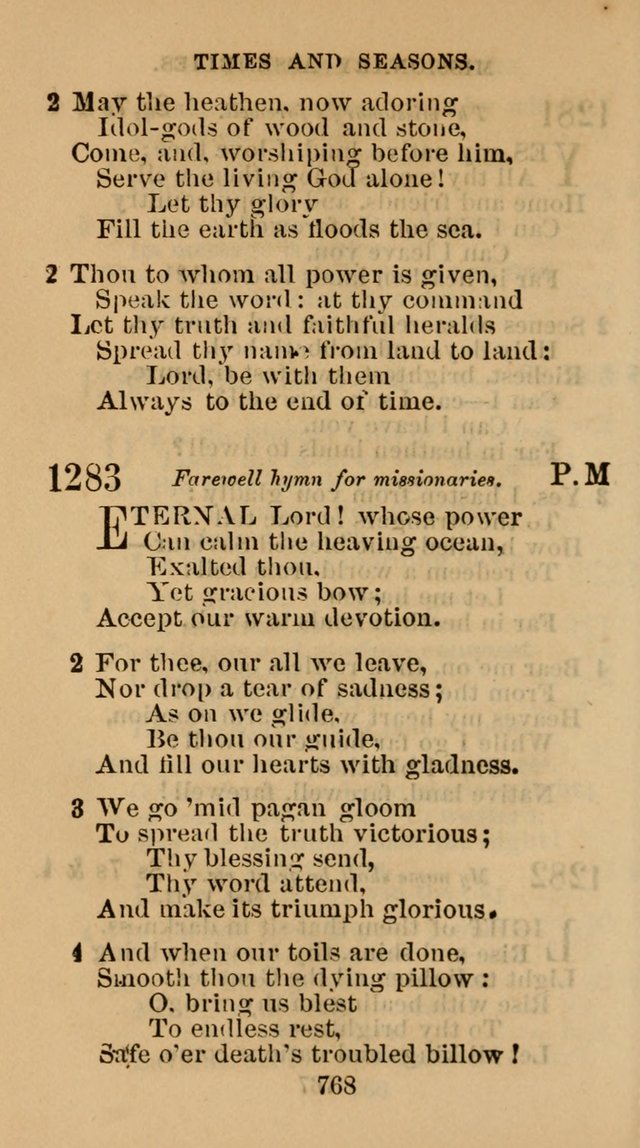 The Christian Hymn Book: a compilation of psalms, hymns and spiritual songs, original and selected (Rev. and enl.) page 777