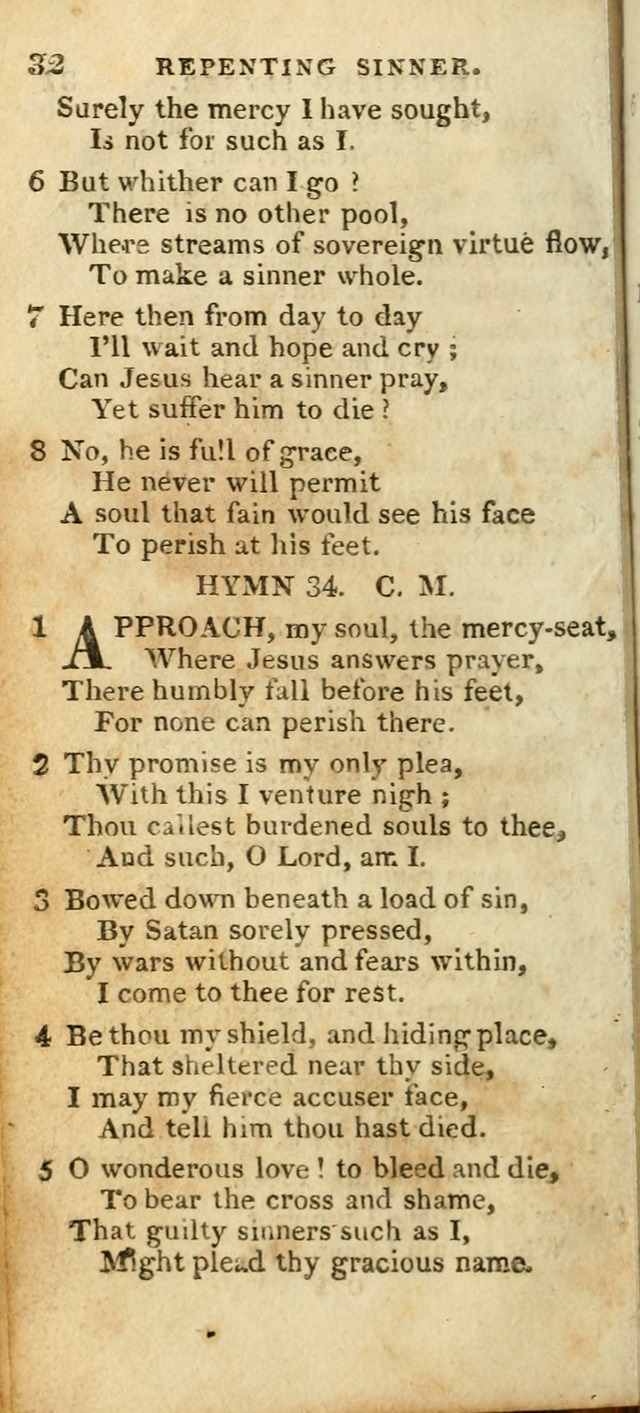The Christian Hymn-Book (Corr. and Enl., 3rd. ed.) page 34