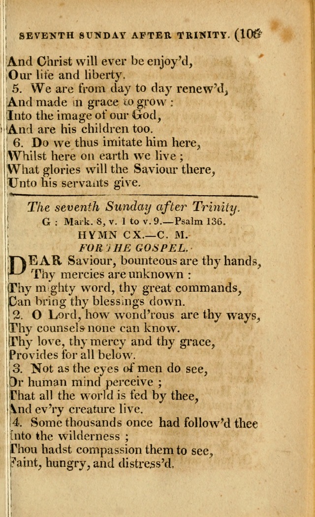 Church Hymn Book: consisting of newly composed hymns with the addition of hymns and psalms, from other authors, carefully adapted for the use of public worship, and many other occasions (1st ed.) page 124