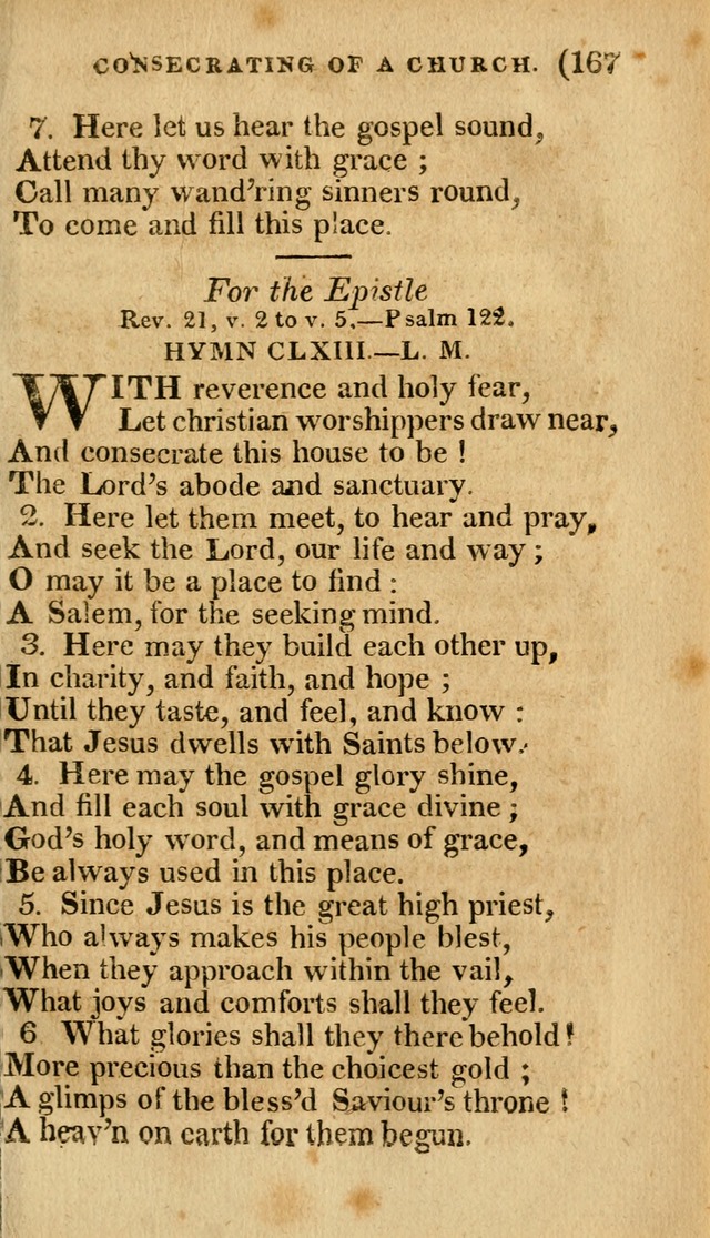 Church Hymn Book: consisting of newly composed hymns with the addition of hymns and psalms, from other authors, carefully adapted for the use of public worship, and many other occasions (1st ed.) page 186