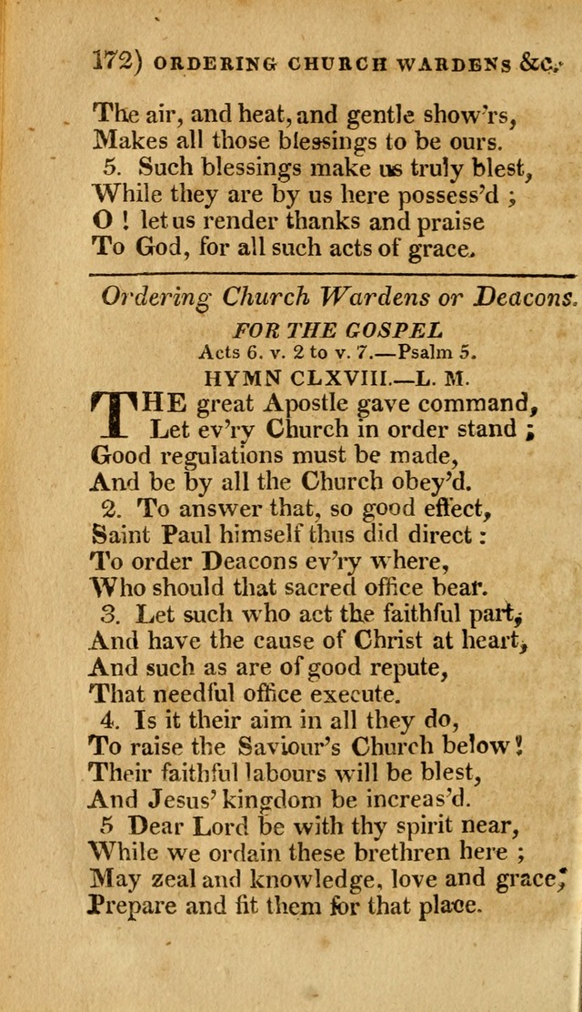 Church Hymn Book: consisting of newly composed hymns with the addition of hymns and psalms, from other authors, carefully adapted for the use of public worship, and many other occasions (1st ed.) page 191