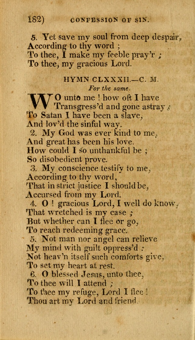 Church Hymn Book: consisting of newly composed hymns with the addition of hymns and psalms, from other authors, carefully adapted for the use of public worship, and many other occasions (1st ed.) page 201