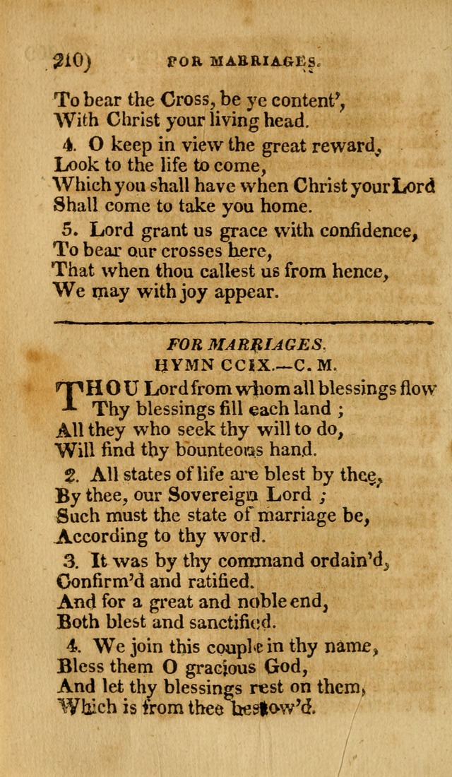 Church Hymn Book: consisting of newly composed hymns with the addition of hymns and psalms, from other authors, carefully adapted for the use of public worship, and many other occasions (1st ed.) page 229