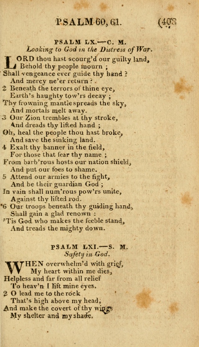 Church Hymn Book: consisting of newly composed hymns with the addition of hymns and psalms, from other authors, carefully adapted for the use of public worship, and many other occasions (1st ed.) page 422
