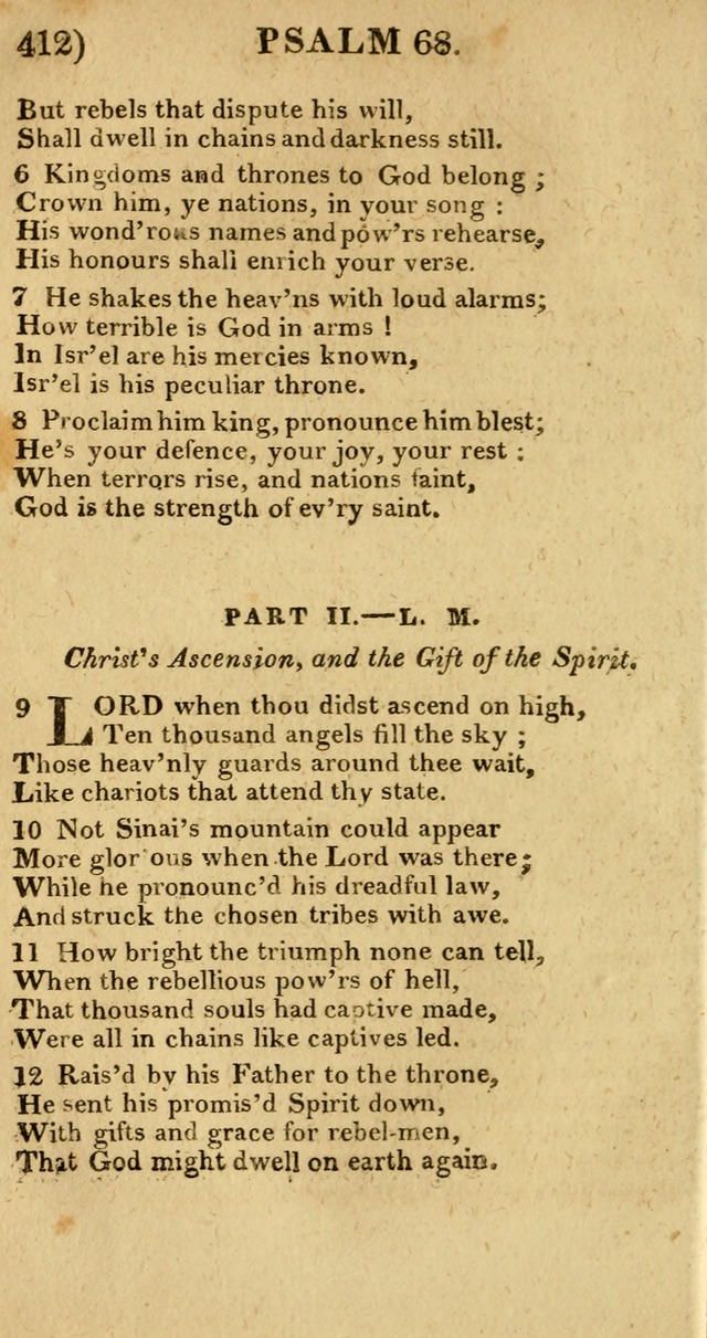 Church Hymn Book: consisting of newly composed hymns with the addition of hymns and psalms, from other authors, carefully adapted for the use of public worship, and many other occasions (1st ed.) page 431