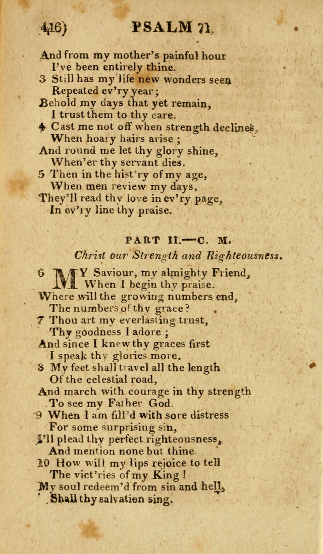Church Hymn Book: consisting of newly composed hymns with the addition of hymns and psalms, from other authors, carefully adapted for the use of public worship, and many other occasions (1st ed.) page 435